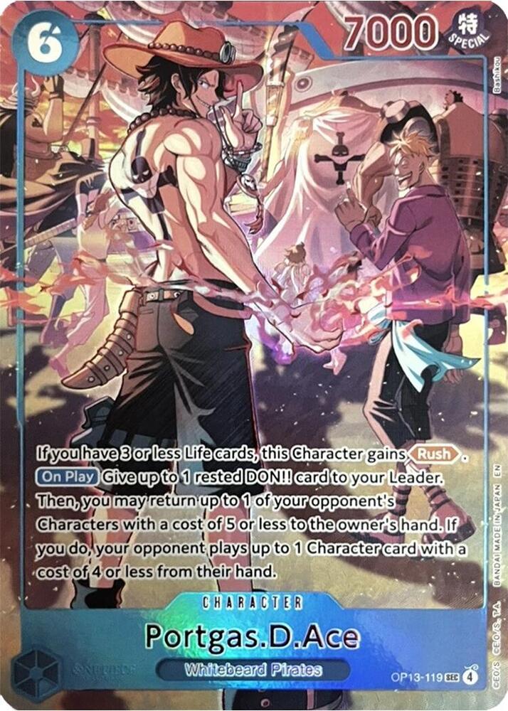 Full Portgas.D.Ace (119) (English Version 3rd Anniversary Set) card