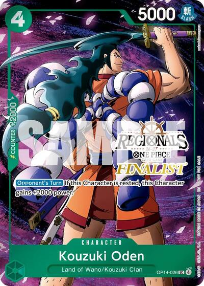 Kouzuki Oden (Regionals Finalist Card Set 26-27 Vol.2) card