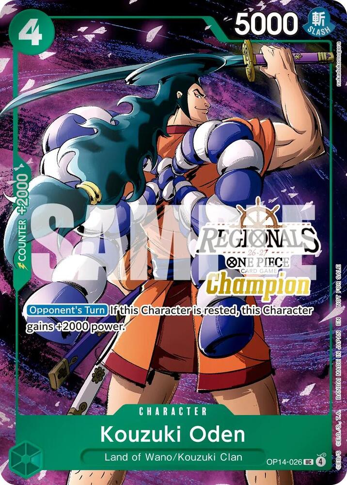 Full Kouzuki Oden (Regionals Champion Card Set 26-27 Vol.2) card