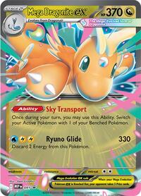 Mega Dragonite ex - 091 #091 from ME: Mega Evolution Promo pre-release Pokemon product image