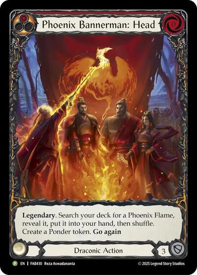 Phoenix Bannerman: Head - FAB430 Flesh and Blood: Promo Cards Promo Flesh and Blood card — value and price