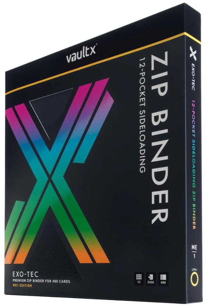 Vault X Zip Binder Exo-Tec - Unlimited Edition ME1 12 Pocket