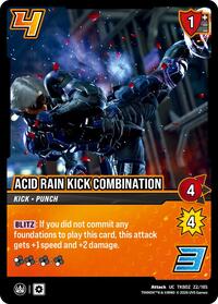 Acid Rain Kick Combination - UniVersus TEKKEN 8 trading card