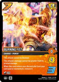 Burning First - UniVersus TEKKEN 8 trading card