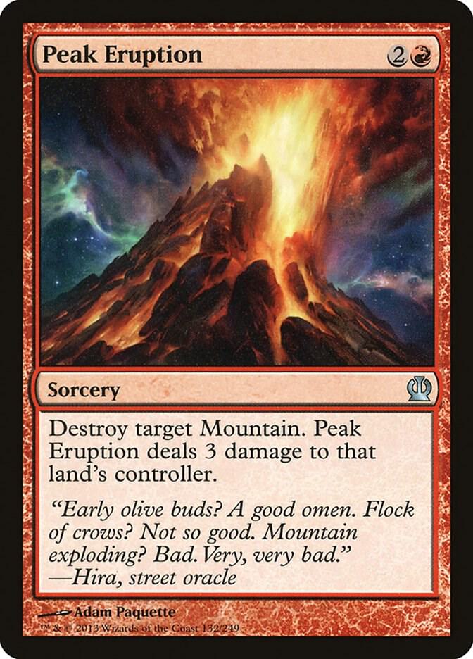 Peak Eruption - Theros - Magic: The Gathering - TCGplayer.com