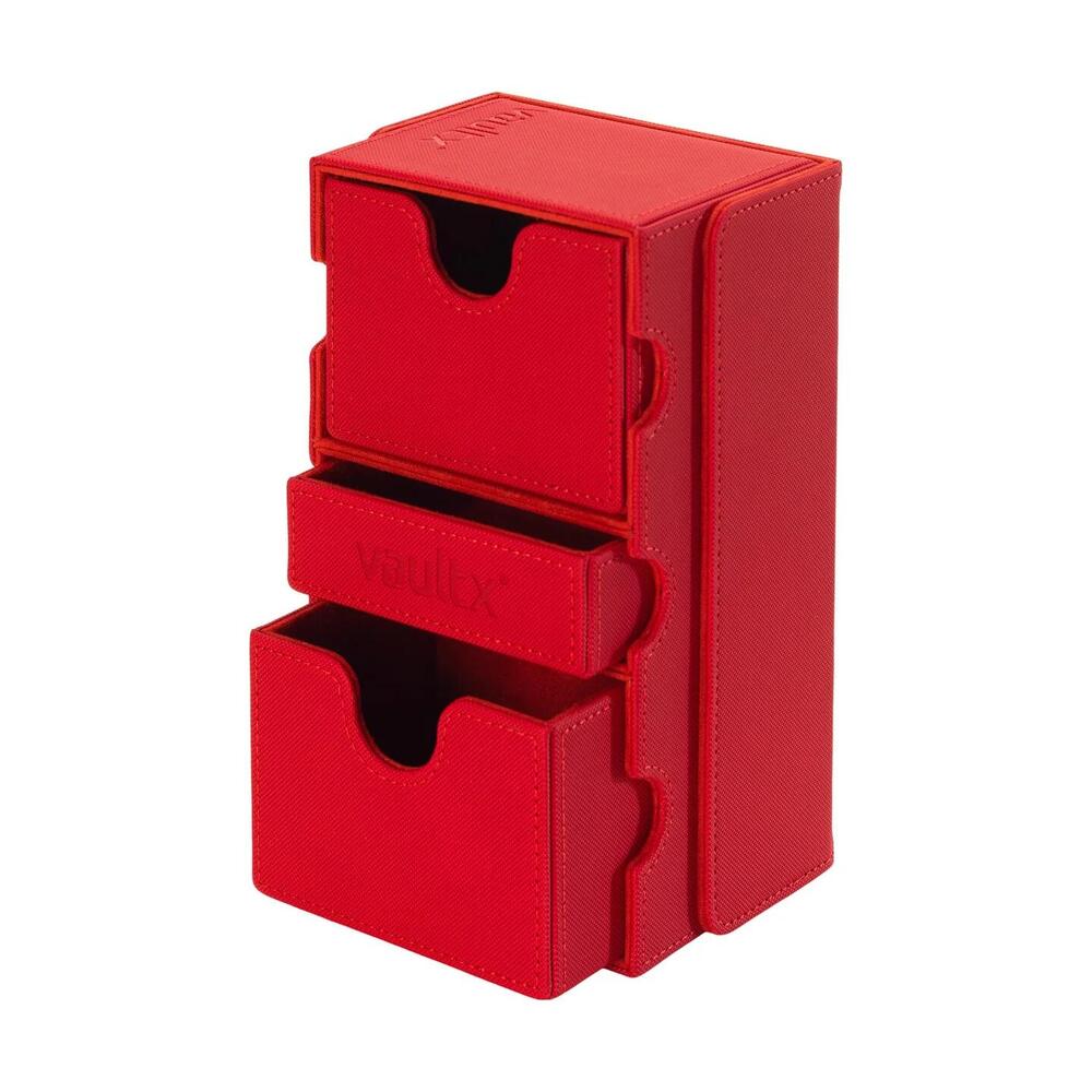 Vault X Exo-Tec Game Box 200+ - Red - Vault X Deck Boxes - Deck