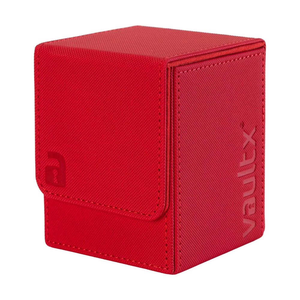 Vault X Exo-Tec Toploading Deck Box 80+ - Red - Vault X Deck Boxes