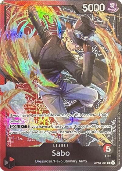 Sabo (Sound Loader Ace and Sabo Edition 2026) One Piece Promotion Cards L One Piece card — value and price