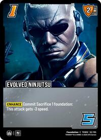 Evolved Ninjutsu - UniVersus TEKKEN 8 trading card