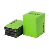 Vault X Large Deck Box 100+ With 150 Sleeves - Green · Vault X Card Sleeves