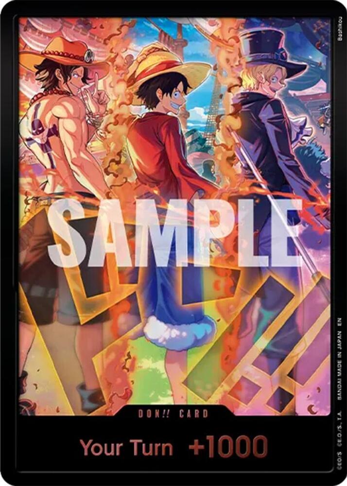 ワンピースカード スペシャルドンセット サボ 英語版 DON!! Card (English Version 3rd Anniversary Set) (Ace, Luffy, Sabo