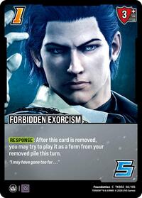 Forbidden Exorcism - UniVersus TEKKEN 8 trading card