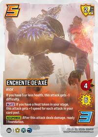 Enchente de Axe - UniVersus TEKKEN 8 trading card