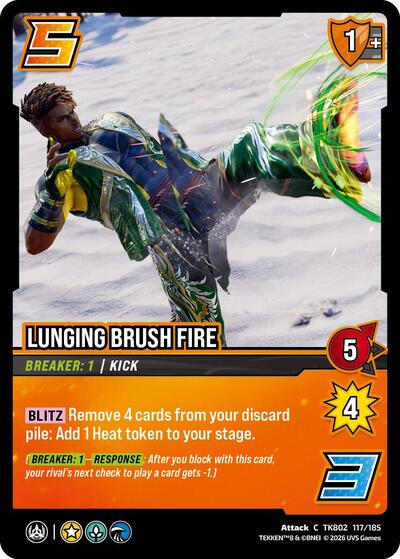 Lunging Brush Fire