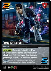Ambush Tackle - UniVersus TEKKEN 8 trading card