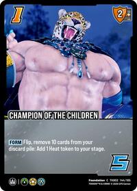 Champion of the Children - UniVersus TEKKEN 8 trading card