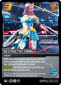 Destructive Form - UniVersus TEKKEN 8 trading card