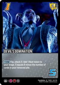 Devil's Domination - UniVersus TEKKEN 8 trading card