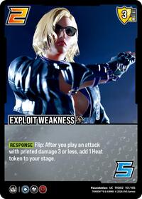 Exploit Weakness - UniVersus TEKKEN 8 trading card