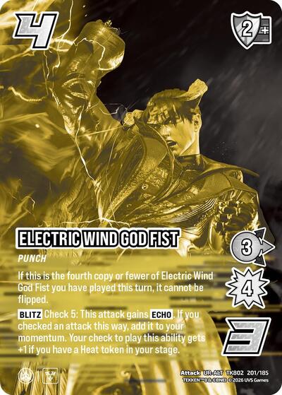 Electric Wind God Fist (Alternative Art)