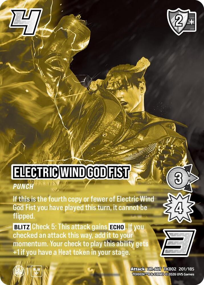 Electric Wind God Fist (Alternative Art) - TEKKEN 8 - UniVersus