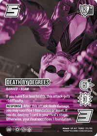 Death by Degrees (Alternative Art) - UniVersus TEKKEN 8 trading card
