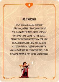 Reign of Jafar Lore Card (4 of 19)