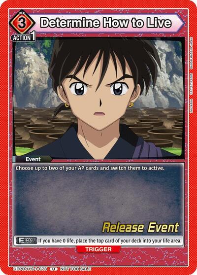 Determine How to Live card