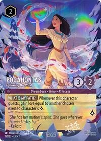 Pocahontas - Following the Wind card