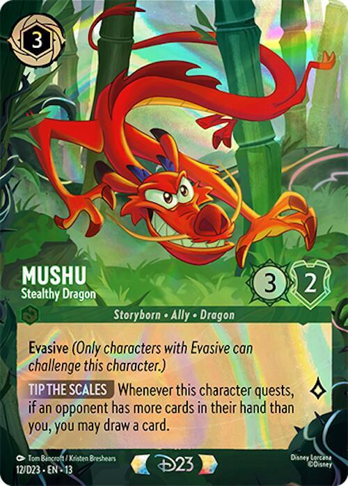 Full Mushu - Stealthy Dragon card