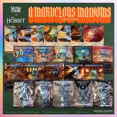 Secret Lair x The Hobbit: A Marvelous Mathoms Superdrop - Riddles in the Dark Foil Bundle