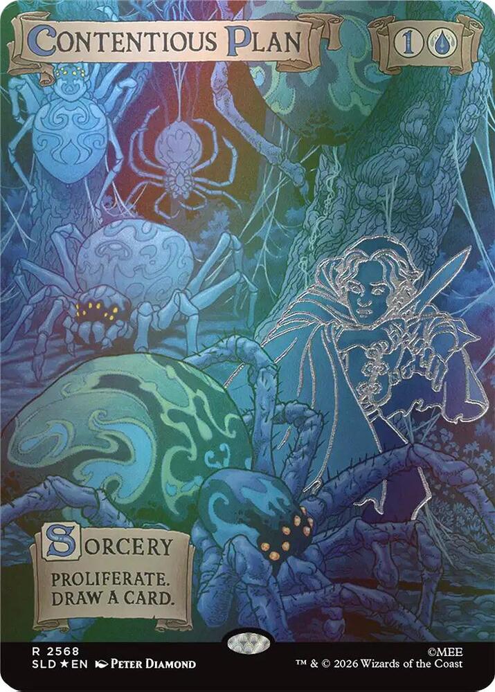 Contentious Plan (Out Of Sight Foil), Secret Lair Drop Series card number 2568