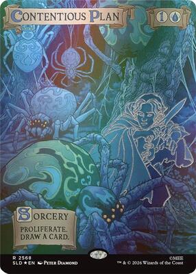 Contentious Plan (Out Of Sight Foil) #2568 – Secret Lair Drop Series (Rare)