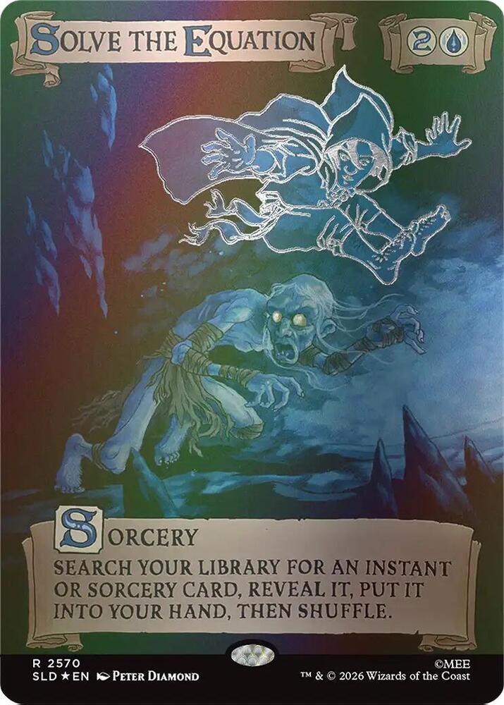 Solve the Equation (2570) (Out Of Sight Foil), Secret Lair Drop Series card number 2570