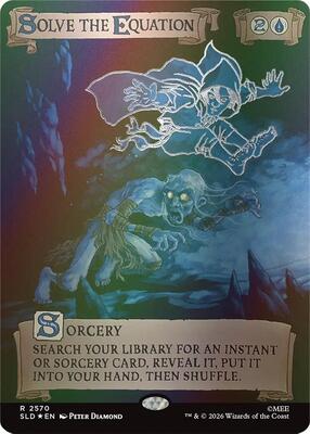 Solve the Equation (Out Of Sight Foil) #2570 – Secret Lair Drop Series (Rare)