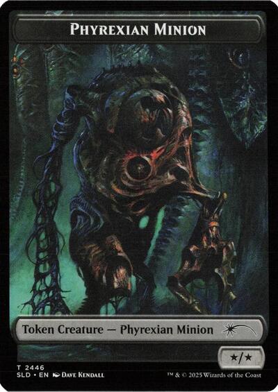 Phyrexian Minion (SLD) // Pegasus (KHC) Double-sided Token