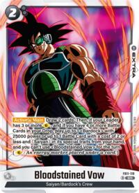 Bloodstained Vow - Dragon Ball Super: Fusion World Brightness of Hope trading card