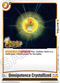 Omnipotence Crystallized - Dragon Ball Super: Fusion World Brightness of Hope trading card