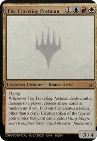 The Traveling Postman — Un-Known Event Playtest Cards