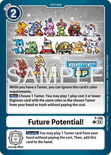 Future Potential! (DIGIMON UP July 2026 Giveaway), Digimon Promotion Cards card number P-156 P