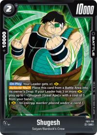 Shugesh - Dragon Ball Super: Fusion World Brightness of Hope trading card