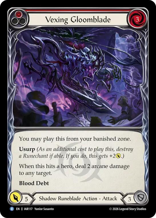 Vexing Gloomblade (Red)