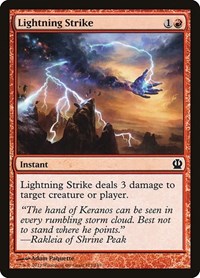 Lightning Strike - Theros - Magic: The Gathering card