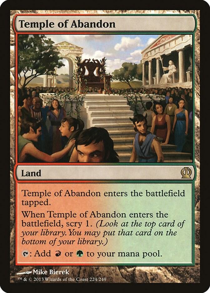 Magic Temple of Abandon (V.1) - Tempio dell'Abbandono (V.1) - [PTHB] [NM] [Foil] 805911384 435219
