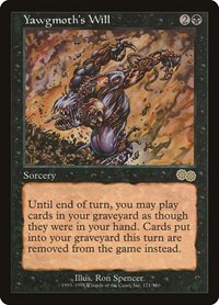 Yawgmoth's Will - Urza's Saga - Magic: The Gathering