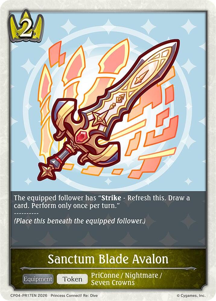 Sanctum Blade Avalon - PR17EN