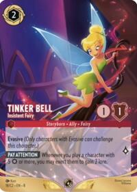 Tinker Bell - Insistent Fairy — Disney Lorcana Promo Cards