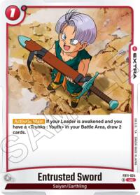 Entrusted Sword - Dragon Ball Super: Fusion World Brightness of Hope trading card