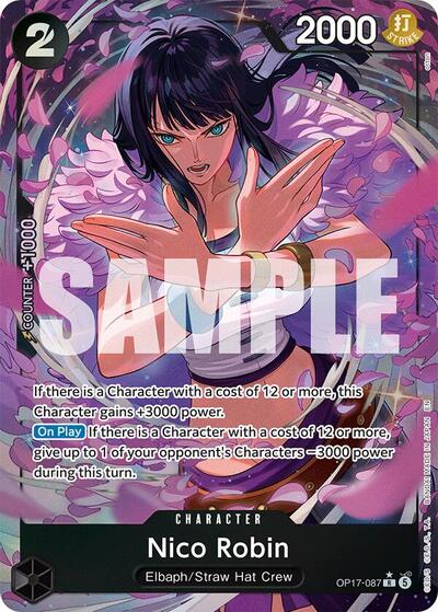 Nico Robin (Alternate Art) The World's Strongest Warriors R One Piece card — value and price