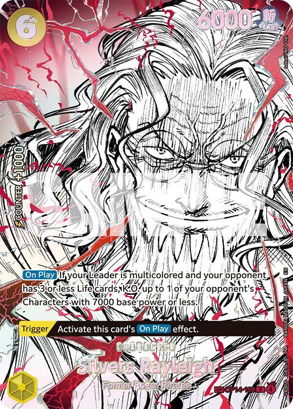 Full Silvers Rayleigh (OP14-108) (SP) card